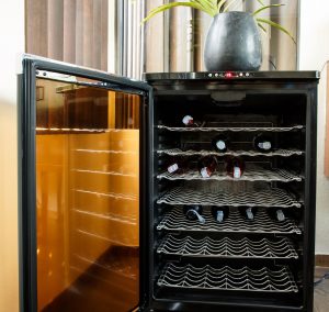 wine in the fridge - cooler